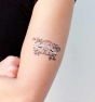 Pajarito Oh hello! Tatuaje temporal