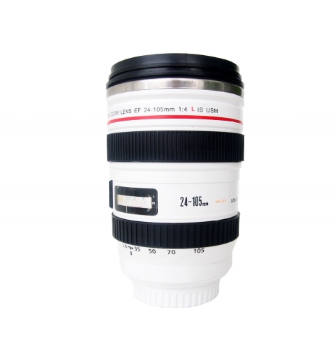 Taza Objetivo reflex blanca