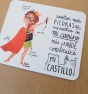 Alfombrilla ratón Reina Pecas