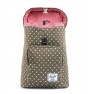 Mochila Herschel verde de lunares
