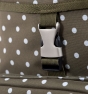 Mochila Herschel verde de lunares