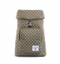 Mochila Herschel verde de lunares