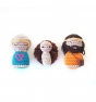Belén de amigurumi hecho a mano