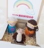Belén de amigurumi hecho a mano