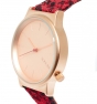 Reloj Komono leopardo rojo
