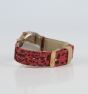Reloj Komono leopardo rojo