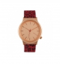 Reloj Komono leopardo rojo