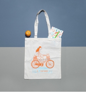Tote bag bicicleta