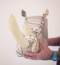 Cabeza trofeo rinoceronte