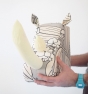 Cabeza trofeo rinoceronte