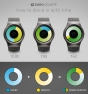 Reloj Ziiiro Celeste Chrome 