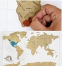 Mapa del mundo para rascar