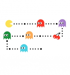 Vinilo decorativo Pac-Man