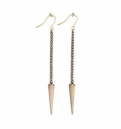 Pendientes largos de triángulo