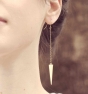 Pendientes largos de triángulo